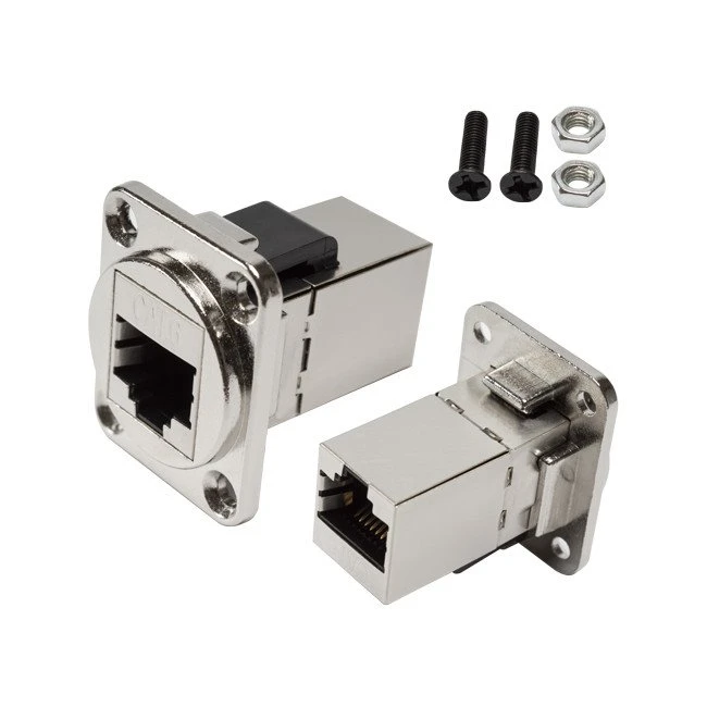 Network Coupler RJ45 Cat6 Network Feedthrough Connector