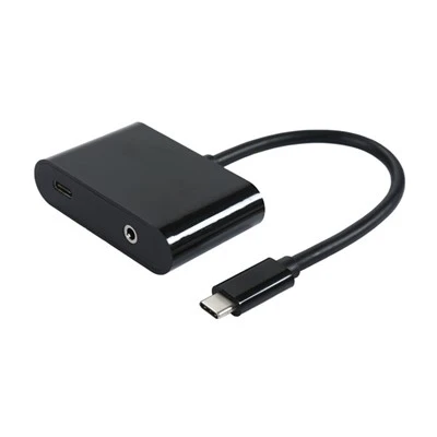 2-in-1 USB C to 3.5mm Headphone and Charger Adapter