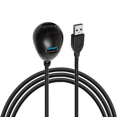 2 Ports USB 3.0 Extension Cable