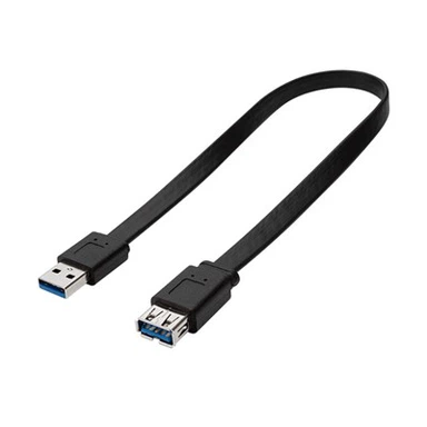 USB 3.0 Type A Male To Female Flat Extension Cable
