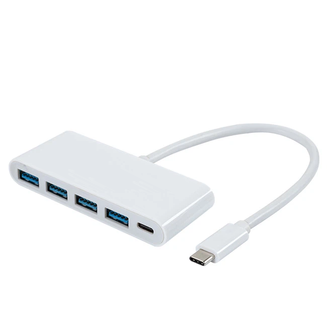 USB C To 4 USB 3.0 Ports Hub with PD Port