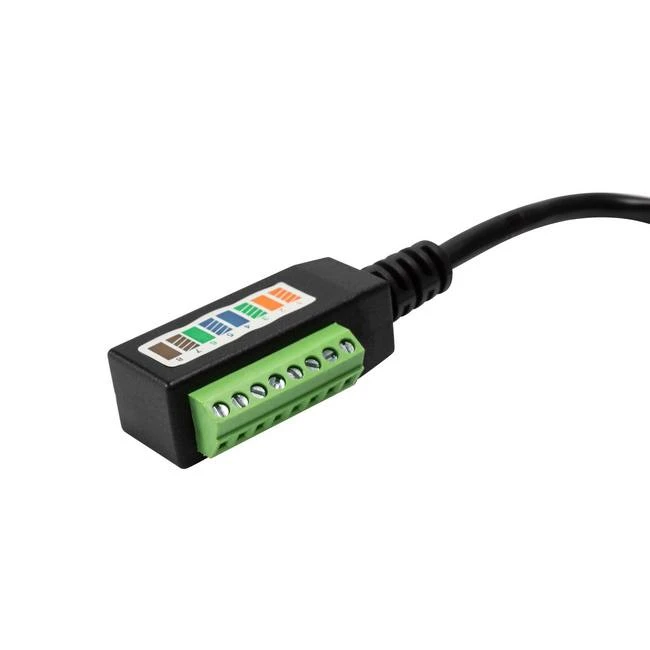 Rj45 Male To 8pin Screw Terminal Block Cable