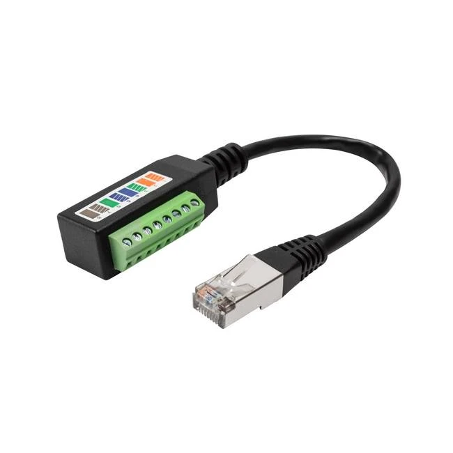 Rj45 Male To 8pin Screw Terminal Block Cable