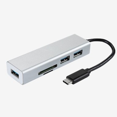 5-in-1 USB C 3 Ports Hub with Card Reader