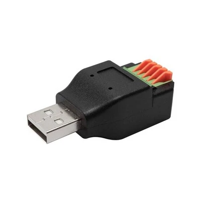 OEM USB2.0 A Male To Spring 5pins Terminal Block Adapter