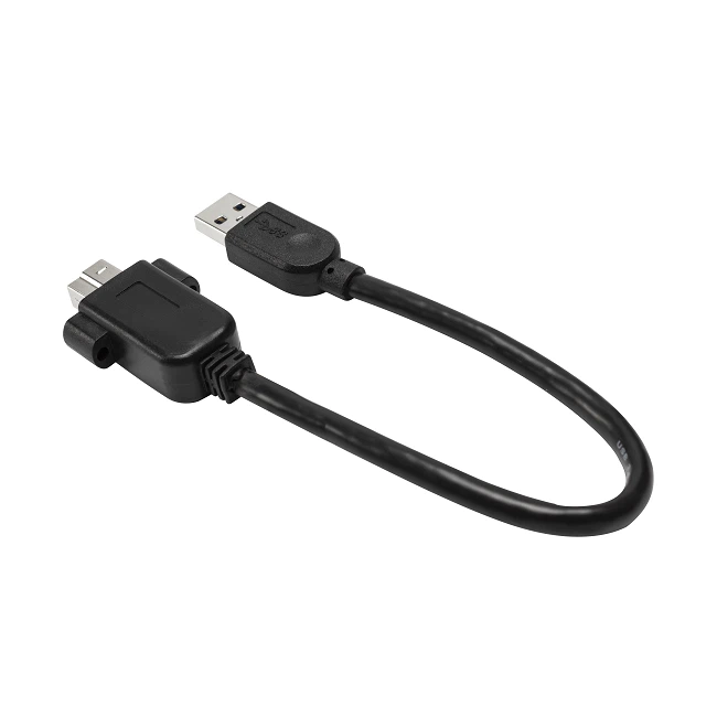 USB 3.0 A Male To Panel Mount USB 3.0 B Male Cable
