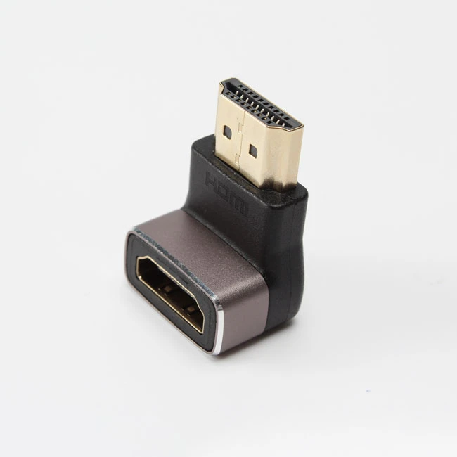 Gold Plated 270 Degree Angled HDMI Male To Female Adapter