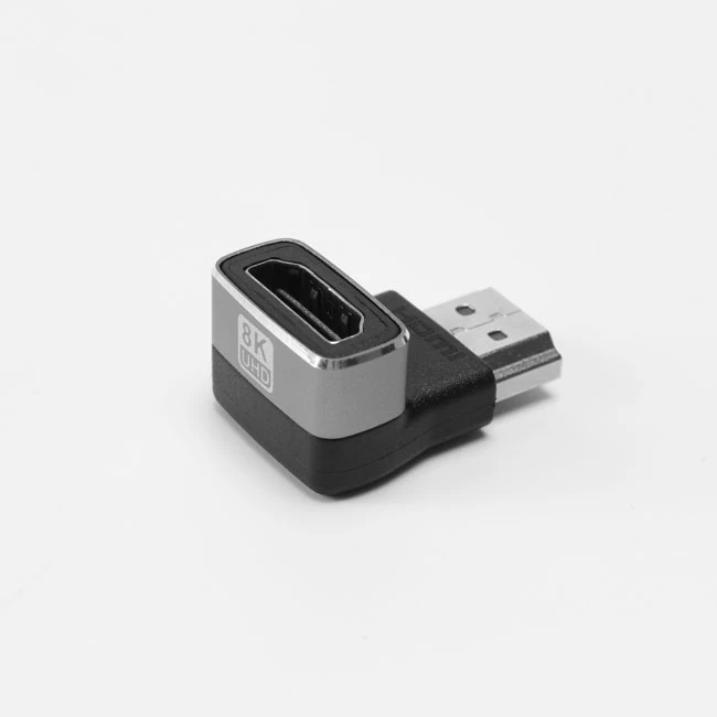 Gold Plated 270 Degree Angled HDMI Male To Female Adapter