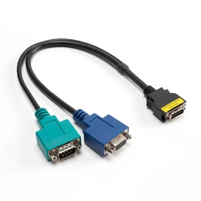 Customized MDR20 Ways To DB9 And VGA15 Cable Assembly