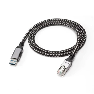 USB3.0 A To RJ45 Ethernet Cable Braided